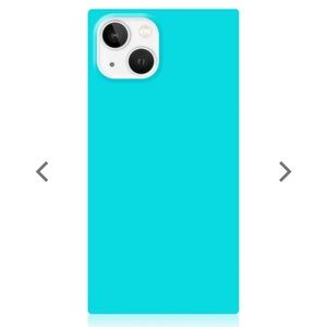 Flaunt aqua iPhone square Case